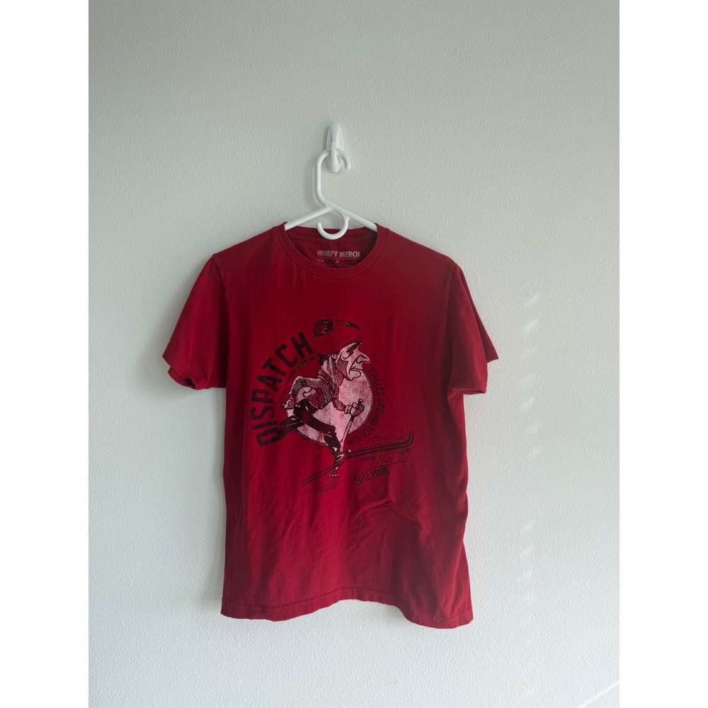 Dispatch Band T Shirt Mens Medium Red 2012 Circles Around The Sun Tour Graphic